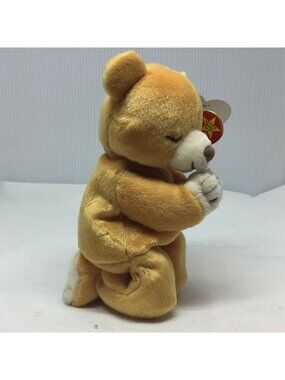 Ty Beanie Baby Hope Bear Brown Praying Plush Stuffed Animal W Tag March 23 1998